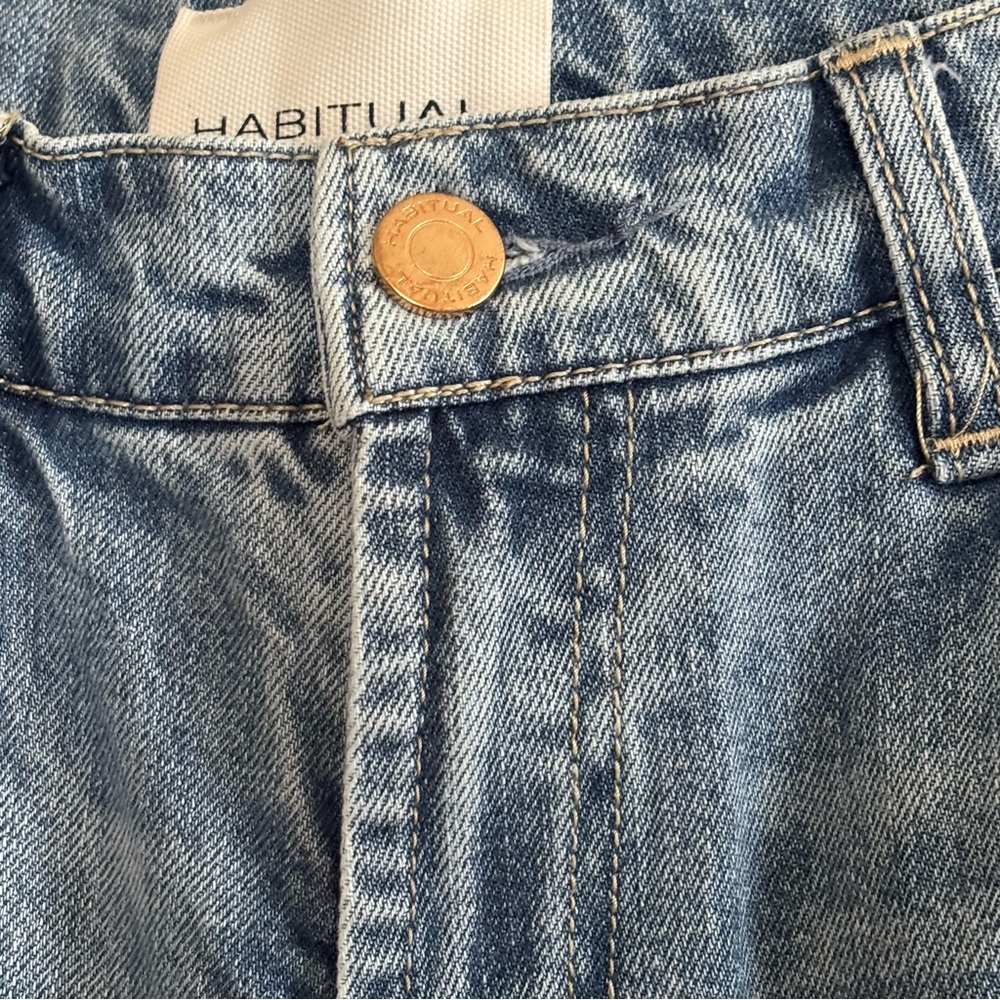 Habitual Denver Denim Wide Leg Light Blue Jeans Womens Size 6/28 - Picture 6 of 16